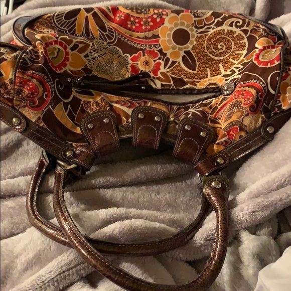 Patterned fall handbag - Picture 3 of 3